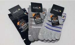 아놀드 파마 남성링글 봉조 발가락 양말 단목 5족 선물 세트 남자 AP5911