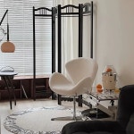 백조 디자인 인테리어 1인용 의자 인용