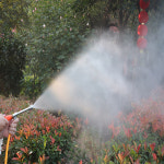 동력 고압 분무기 살수기 전기 농약 엔진 살포기 160L 원격 제어 푸시 분무기 30m