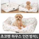 초코펫하우스 초코펫하우스 바우와우 인견 사각방석 강아지 방석 M