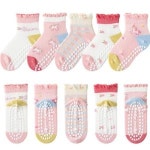 준캡 유아 아동 메쉬 미끄럼방지 양말 봄 여름 발바닥 전체 프릴유니콘메쉬 케어삭스