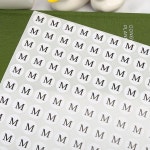 앨리스 사이즈 표시 스티커 M 10장 1500개