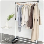 미니 이동식 행거 900 파이프옷걸이 옷정리 헹거