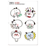 꾸밈인스 꾸밈인스스티커 댕댕이의하루 대형 27 A1091