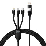 베이스어스 베이스어스 플래쉬시리즈2 C + USB for 3in1 멀티 고속충전 케이블