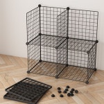 키밍 조립식 수납 선반 정리함 다층 간이옷장 칸막이