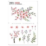 꾸밈인스스티커 플라워데코01 A0430
