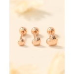 미니멀피어싱 미니미 콩알 하트 피어싱 귀걸이