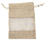 복조리 파우치 가방속 이너 조리개 린넨 복주머니 S