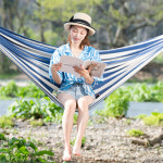 캐빈 캠핑 해먹 2인용 캔버스 야외 그네침대