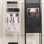 꽂이 흰색 매거진랙 흰색 철제 잡지 신문 흰색 진열대 철제수납함 전단지 흰색