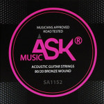ASK 손가락이 덜아픈 통기타줄 ASK MUSIC 브론즈 통기타 스트링 SA1152
