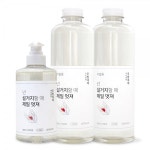 하얀생활 남녀공용 주방세제 멋진 레몬향 500ml + 리필 900ml 2p
