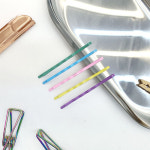 옆머리핀 컬러 실삔 파스텔 칼라 색깔 실핀 세트