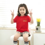 단체티 심플 아트티셔츠 반팔 국내산 해피프렌즈 병아리친구 여름성경학교 어린이집 60호 12호 핫핑크-반팔