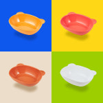 디자인앤쿠 디자인앤쿠 프리미엄 실리콘 플레이트 넓은용기 유아 식기 아기 국그릇 넓은용기