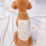 꼴레트멍멍 포레스트 여름 오가닉 크롭 강아지원피스 멍고메리 원피스 드레스