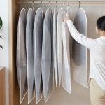 숨쉬는 반투명 드레스룸 옷커버 - 의류보관 상품선택 1개 1개입