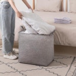 키밍 대용량 패브릭 파우치 수납포켓 이불