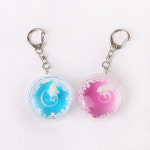 스노우 기름 키홀더 워터볼 오일키링 돌고래 북극곰