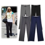 허리끈 밴딩 데일리 여성 요가 바지