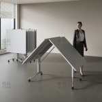 접이식 사무실 고급 커스텀 탁자 학원 회의실 일자형