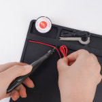 납땜 작업 키트 매트 절연 실리콘 용접 패드 BGA 인두 용 내열성 자기 스테이션