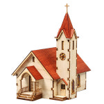 1 87 목재 입체퍼즐 - 영공방 웨스턴 교회