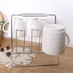 스텐 컵걸이-6구 거치대 건조