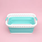 TREE 접이식 빨래 바구니 다용도 수납바스켓 민트