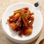 순창문옥례식품 마늘쫑 장아찌 1kg 밀폐용기