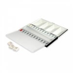 세르지오 고체물감 탈착 팔레트 24색 하프팬