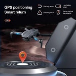 전문가용 F12 GPS 드론 4K 6K HD 광각 ESC 카메라 와이파이 FPV RC 헬리콥터 브러시리스 접이식 쿼드콥터