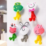 세진문구상사 | 칫솔걸이 동물캐릭터 흡착식 칫솔꽂이