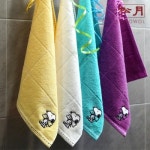 송월타올 송월타월 스누피 왕리본 고리 핸드타월 어린이집 수건 10장