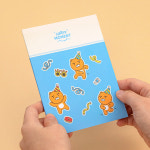 아이콘스 카카오프렌즈 카카오프렌즈 해피모먼트 A6 노트 세트