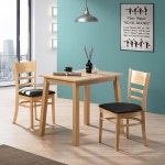 가구산책 고무나무 원목 2인 식탁세트 H8725