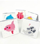 반짝반짝 보석십자수 고급형거울-바다 비즈공예 보석십자수