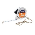 KORTEK 휴대용 키고리형 미니줄자 6mmX2M 측정 소형