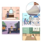 스프링노트 보리 드로잉노트 5 4개혼합 연습장 그리기 스케치북