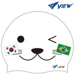 VIEW 뷰 실리콘 수모 수영장모자 이쁜수모 취미 U46851