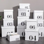 키밍 종이 정리함 리빙박스 상자 소품 수납함 다용도