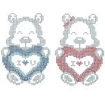의류리폼 핫픽스 모티브 animal-002