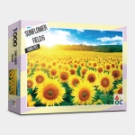 명화 풍경 직소퍼즐 1000피스 해바라기들판6 AL3005