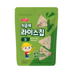 쌀이랑식품 베베스트 처음에 라이스칩 김 30g