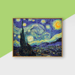 ARTENE 고흐 별이 빛나는 밤 인테리어 세계 명화 거실 액자