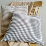 체크 쿠션 커버 4컬러 OHS-LLCC141