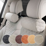 렉스턴 목쿠션 타공 가죽 초경량 목베개