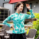 수어패럴 모슬린 엄마옷 래쉬가드 상의수영복 마담 미시옷 중년여성 40대 50대 60대 여자 SW206335