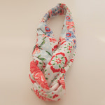 제이로렌 프린팅 데일리 패브릭 여성 반다나 헤어밴드